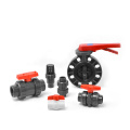 plastic solid compact ball valve pvc water